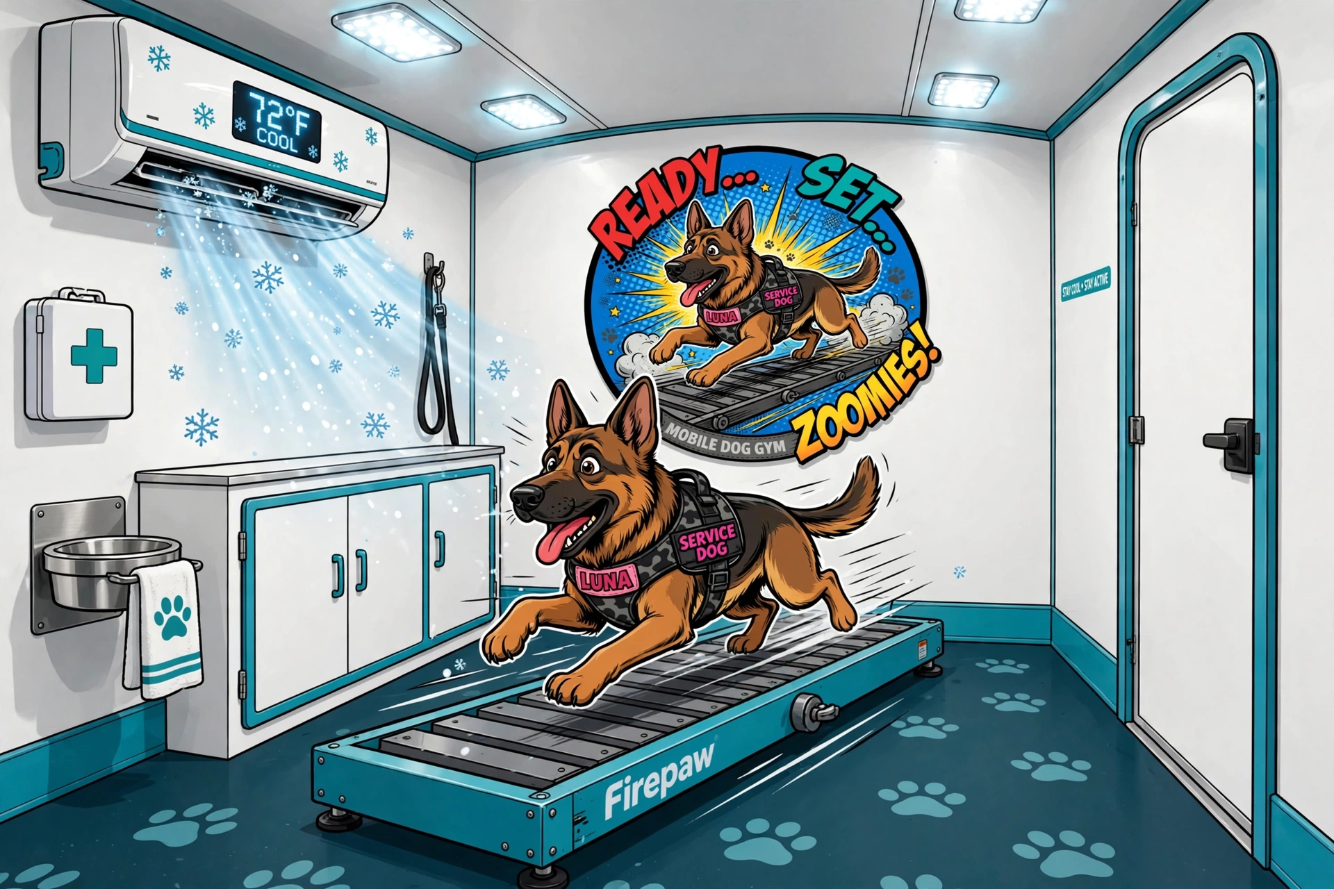 luna_mobile_dog_gym_1 treadmill